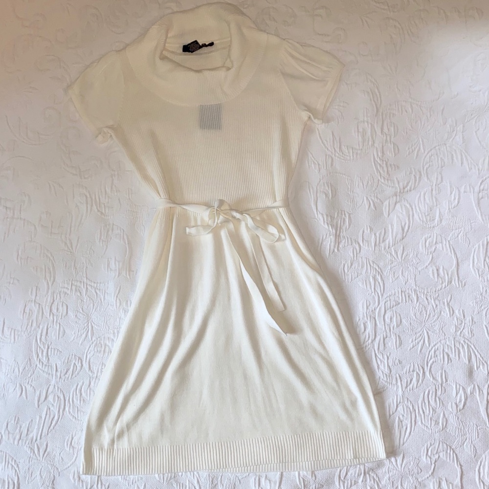 NWT ivory sweater dress